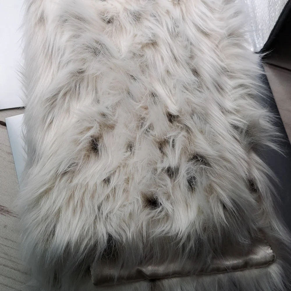 Chico's Cora Pull Through Faux Fur Scarf